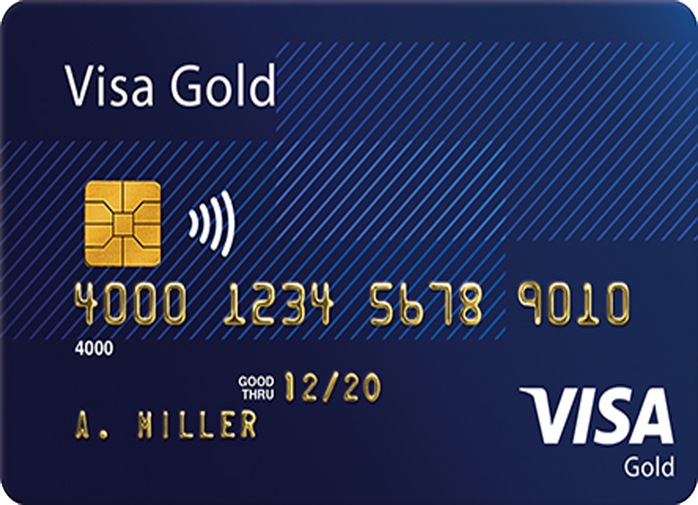 Visa Gold (for shopping)