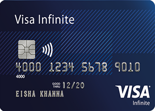 Visa Infinite (for shopping)